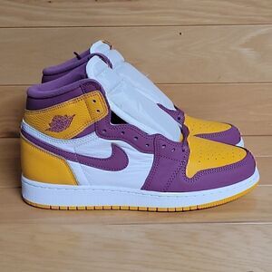 Air Jordan 1 Retro High OG GS Brotherhood University Gold Bordeaux 575441-706